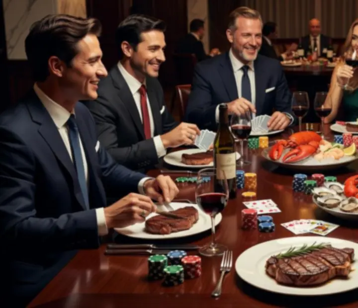 Fine dining servírovaný priamo k pokerovému stolu v Lunveerra
